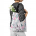 Shoppingväska Flamingos on holiday - floral design with exotic leaves and birds 147567 additionalThumb 3