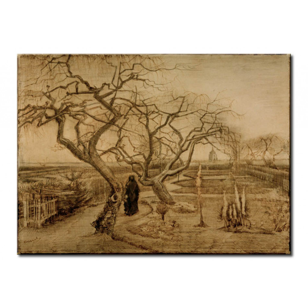 Schilderij  Vincent Van Gogh: Winter Garden