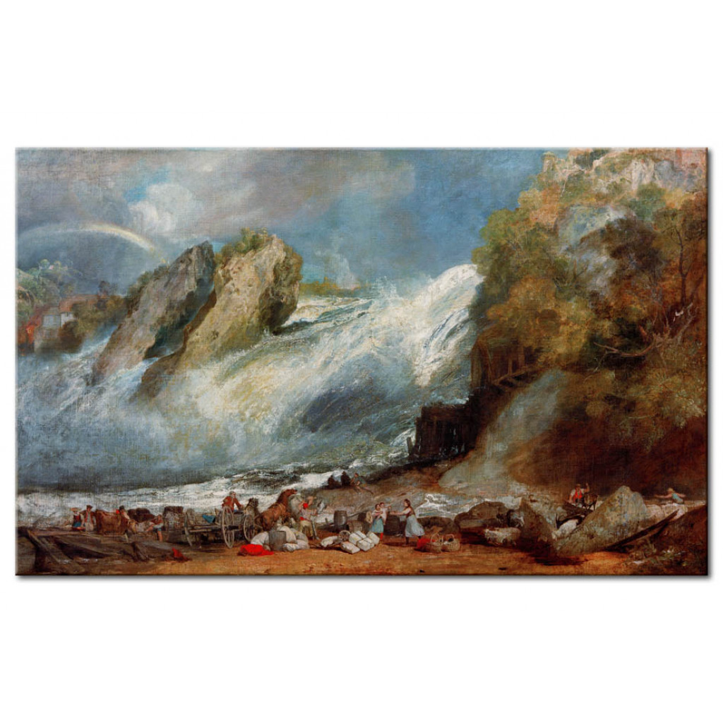 Schilderij  William Turner: Fall Of The Rhine At Schaffhausen