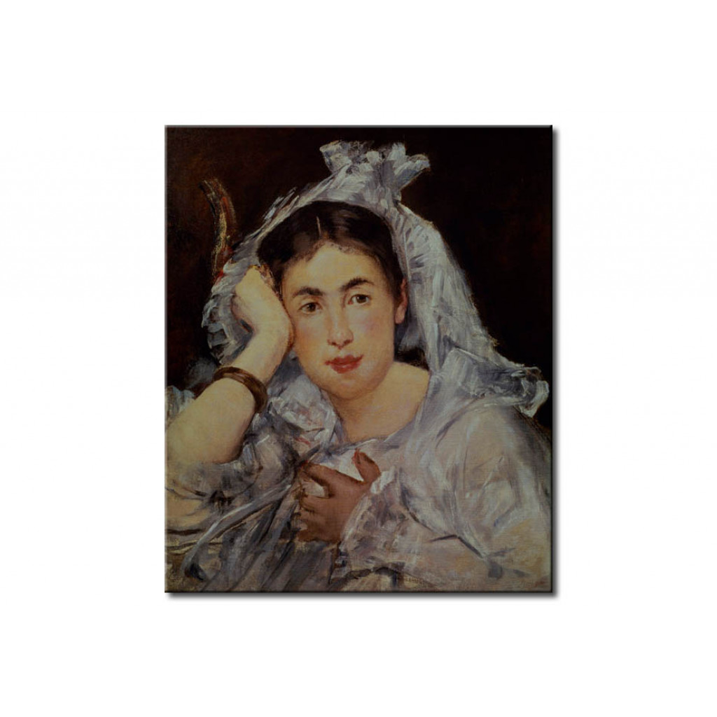 Schilderij  Edouard Manet: Marguerite De Conflans Au Capuchon