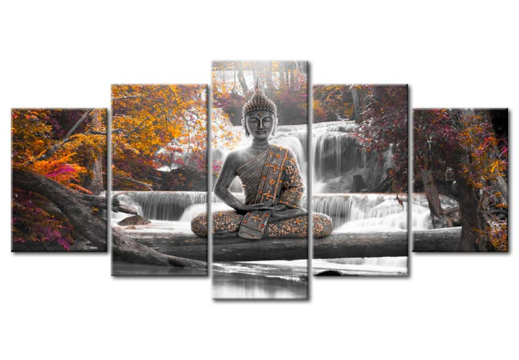Acrylic Print Autumnal Buddha [Glass]