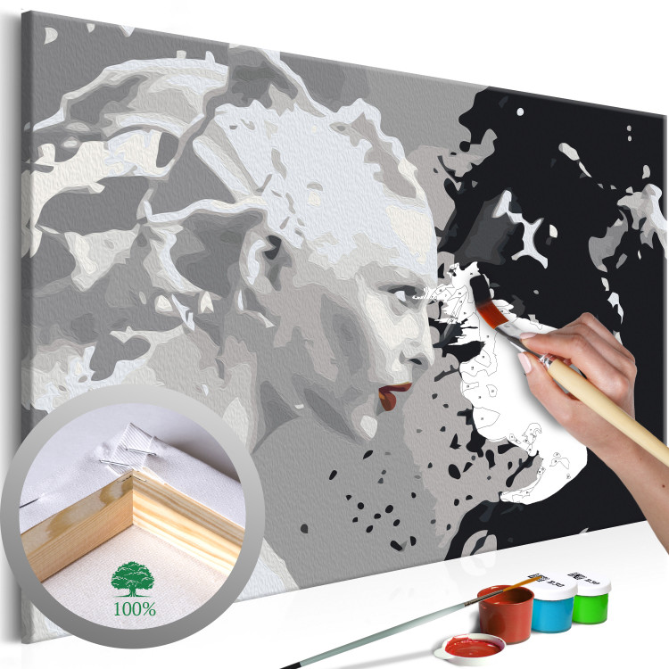 Paint by Number Kit Black & White 107177