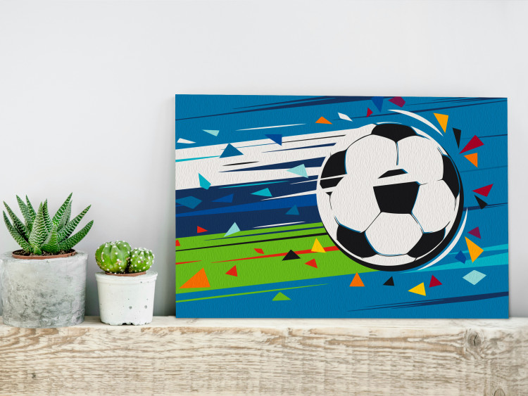 Paint by Number Kit Shoot and Goal! 107577 additionalImage 2