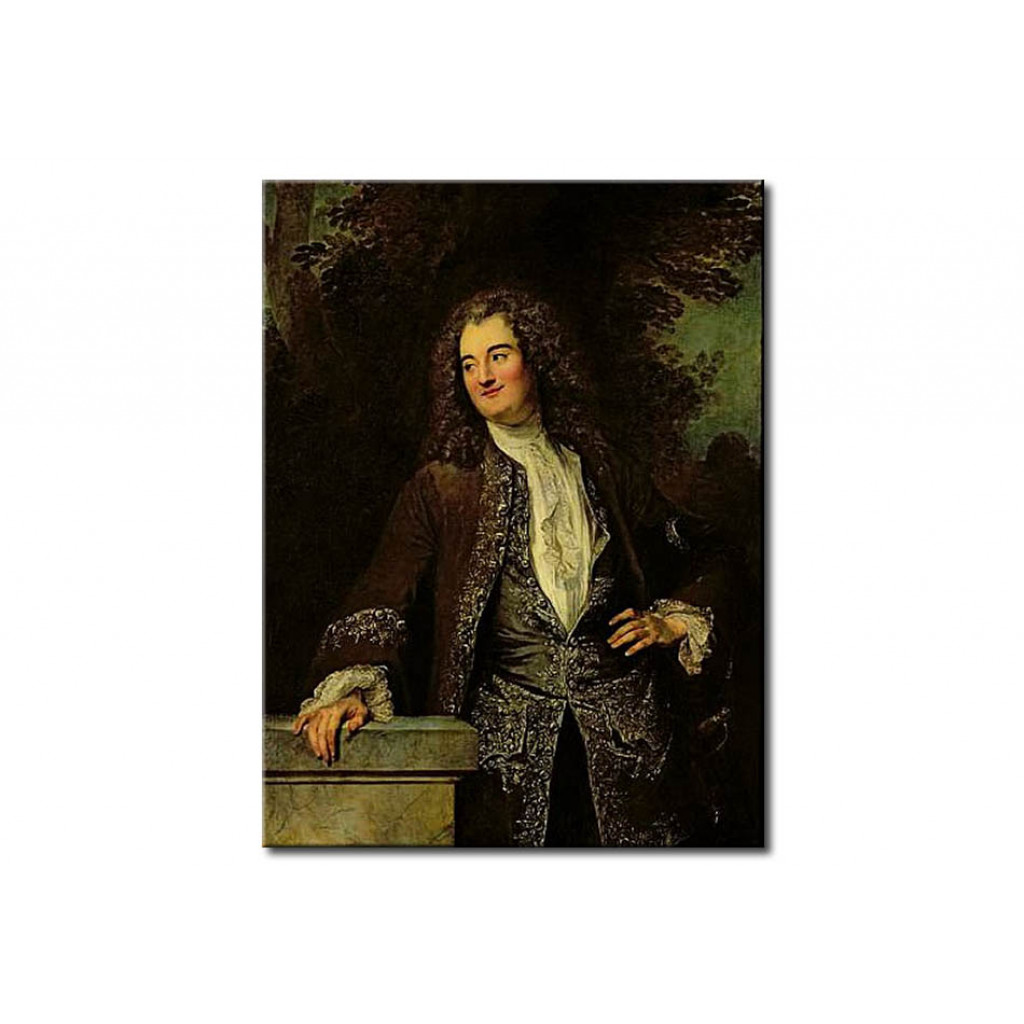 Schilderij  Antoine Watteau: Portrait Of A Gentleman, Or Portrait Of Jean De Julienne