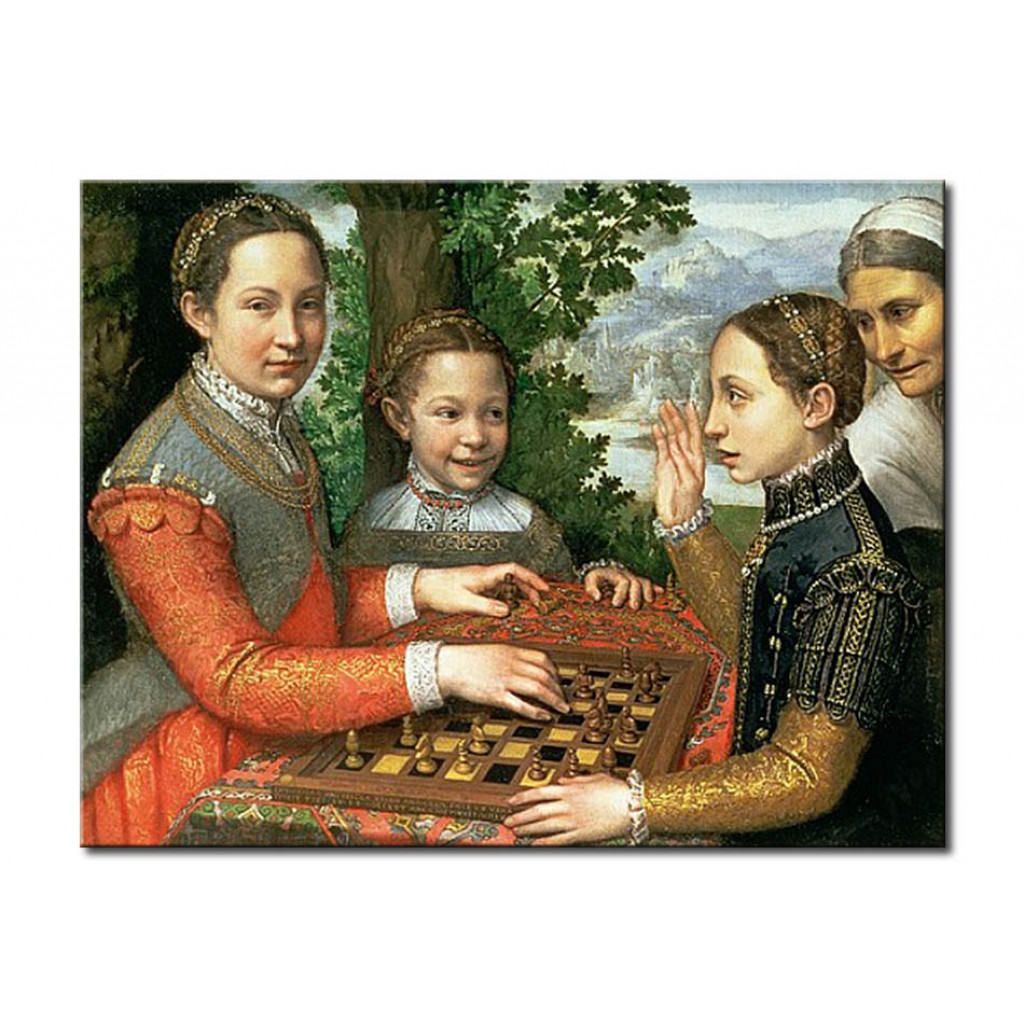 Schilderij  Sofonisba Anguissola: Game Of Chess