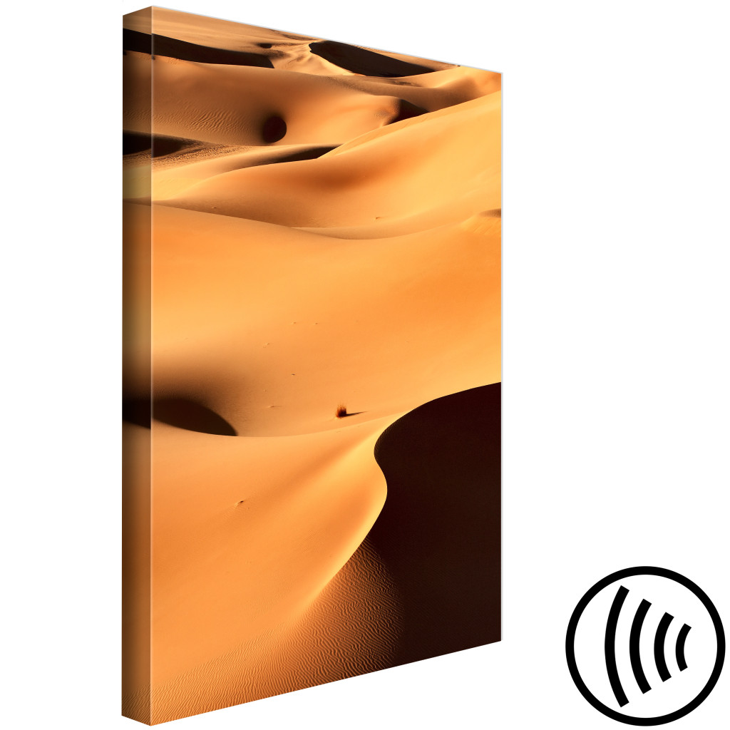 Tavla Marockansk Sand - Minimalistiskt, Monokromatiskt Sandlandskap