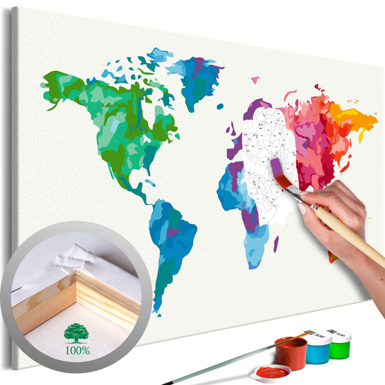 Paint by Number Kit Colours of the World 127977