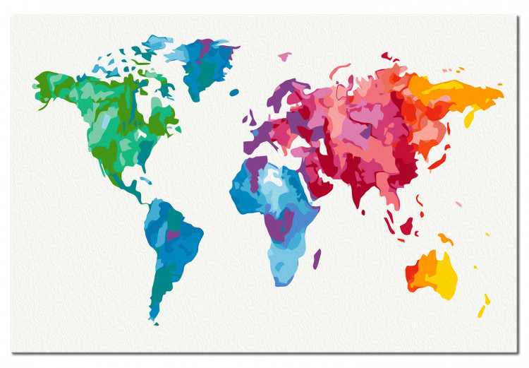 Tela da dipingere con numeri Colours of the World 127977 additionalImage 6