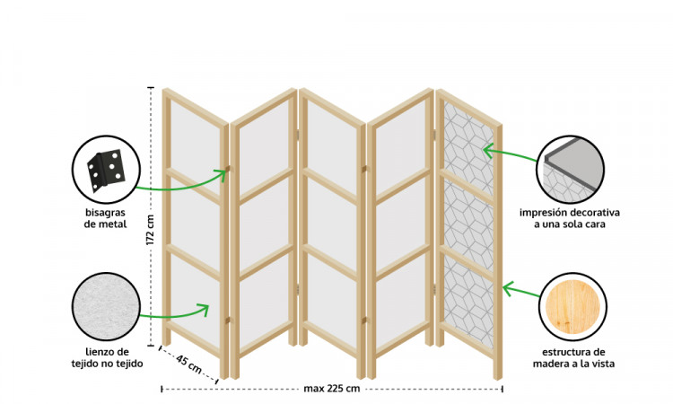 Biombo Bamboo - nature zen [Room Dividers] 132577 additionalImage 8