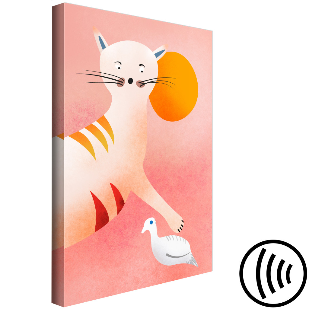 Pintura Tigre De Fada - Motivo Animal Inspirado Em Ilustrações Infantis