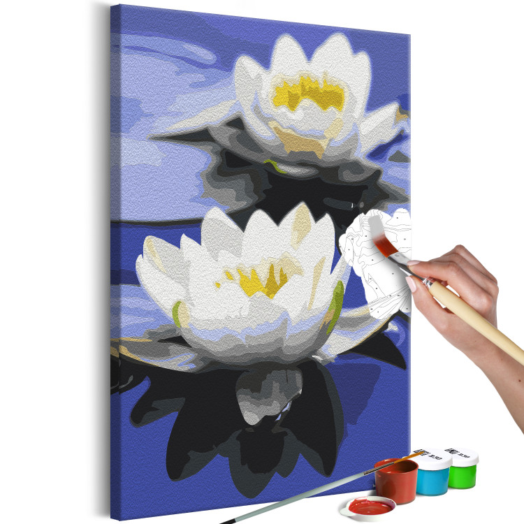 Wandbild zum Malen nach Zahlen Water Lilies  138477 additionalImage 5