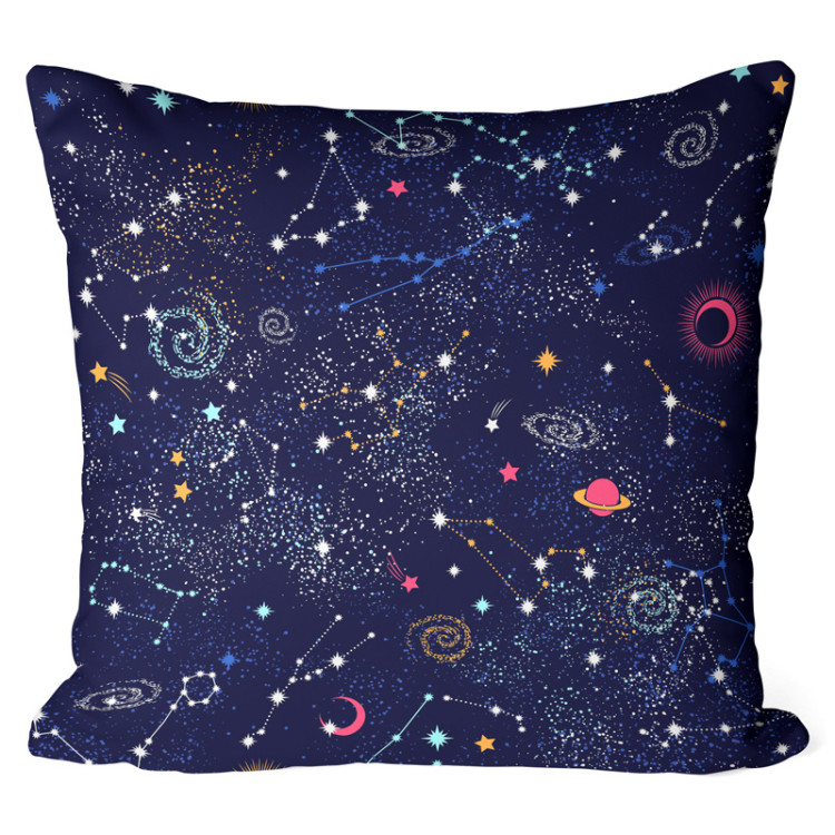 Mikrofaser Kissen Cosmic constellations - constellations, stars and planets in the sky cushions 146877