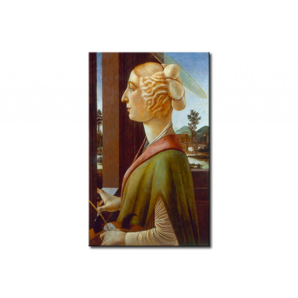 Schilderij  Sandro Botticelli: Saint Catherine