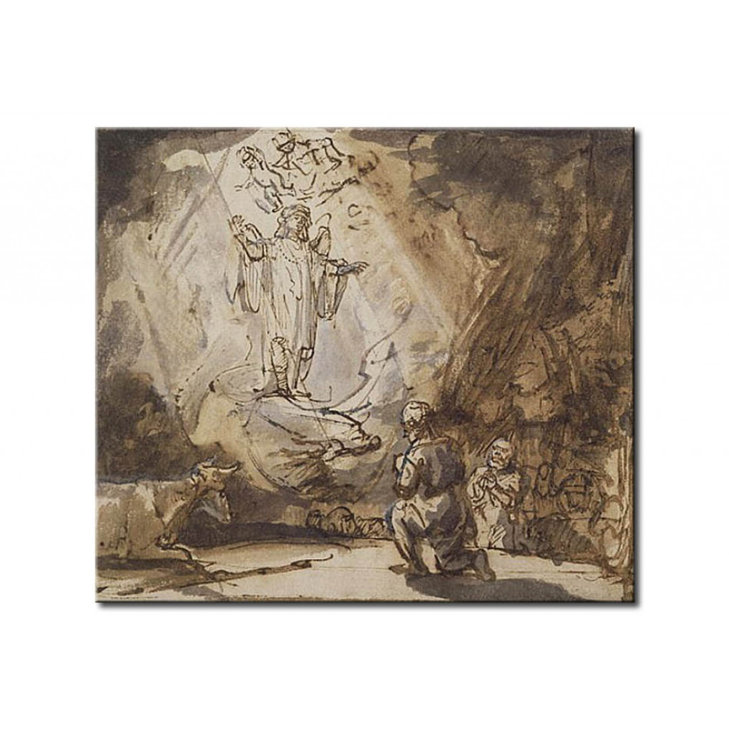 Målning Annunciation To The Shepherds