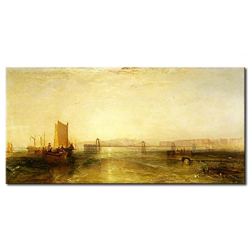 Schilderij  William Turner: Brighton From The Sea