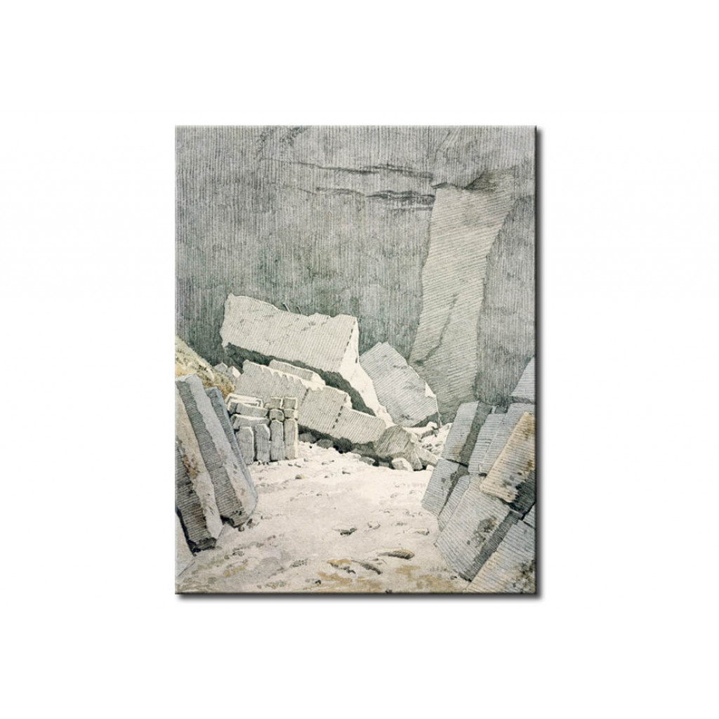 Schilderij  Caspar David Friedrich: Quarry