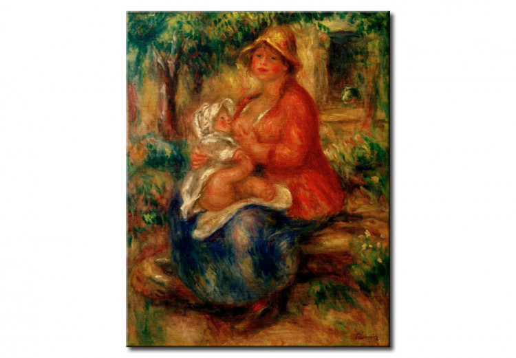 Reprodukcja obrazu Aline Renoir en aillaitant son fils 54477