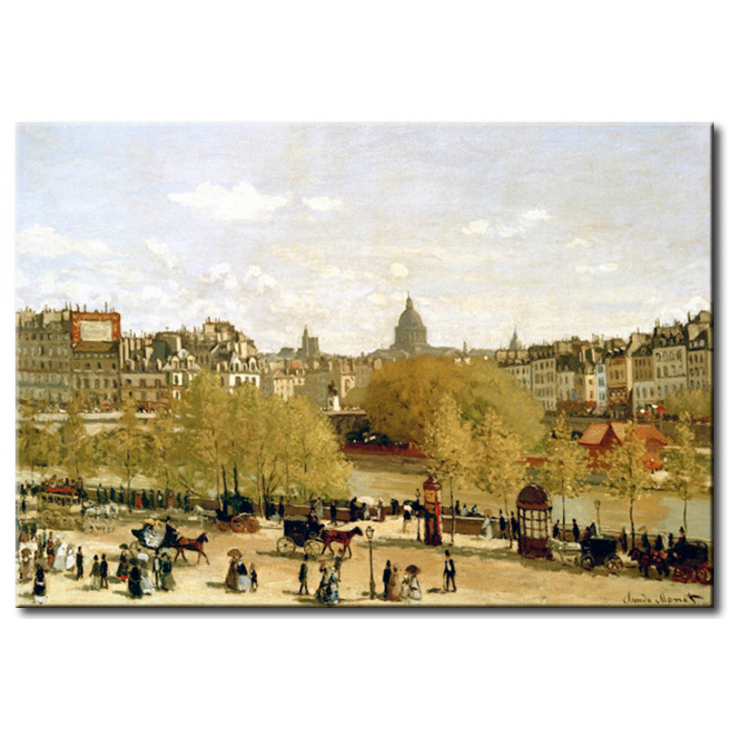 Schilderij  Claude Monet: Le Quai Du Louvre