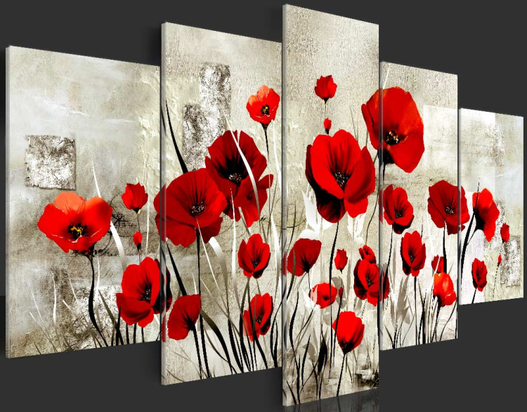 Acrylic Print Scarlet Field [Glass] 92377 additionalImage 5