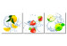 Acrylic Print Dancing Fruit [Glass] 92877 additionalThumb 2