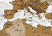 Muursdecoratie World Map: White Oceans 94377 additionalThumb 3
