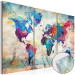 Acrylic Print World Maps: Modern Style [Glass] 97477