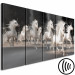 Canvas Art Print A herd of rushing unicorns - running, mystical creatures 108187 additionalThumb 6