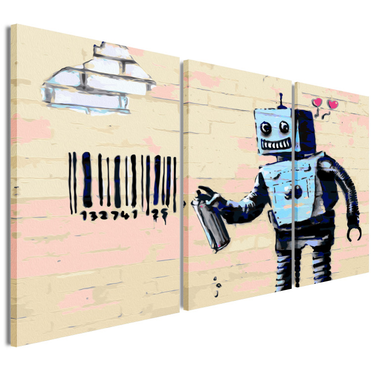 Måla med siffror Banksy Robot 108387 additionalImage 5
