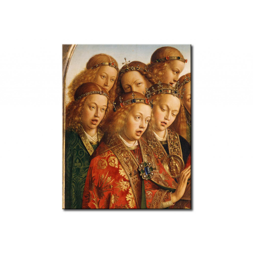 Schilderij  Jan Van Eyck: Angels Singing