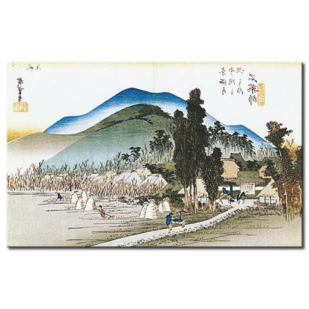 Schilderij  Utagawa Hiroshige: Ishiyakushi, From The Series '