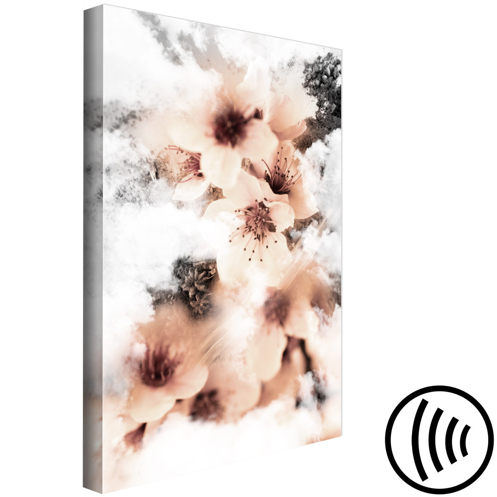 Obraz Chmury Kwiatów (1-częściowy) - Natura W Białych Obłokach Nieba