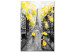 Obraz Paryskie rendez-vous (1-częściowy) pionowy żółty 123087