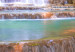 Leinwandbild XXL Pink Trees and Waterfall [Large Format] 125587 additionalThumb 4