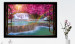 Leinwandbild XXL Pink Trees and Waterfall [Large Format] 125587 additionalThumb 5