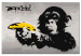 Paint by Number Kit Monkey (Banksy Street Art Graffiti) 132487 additionalThumb 6