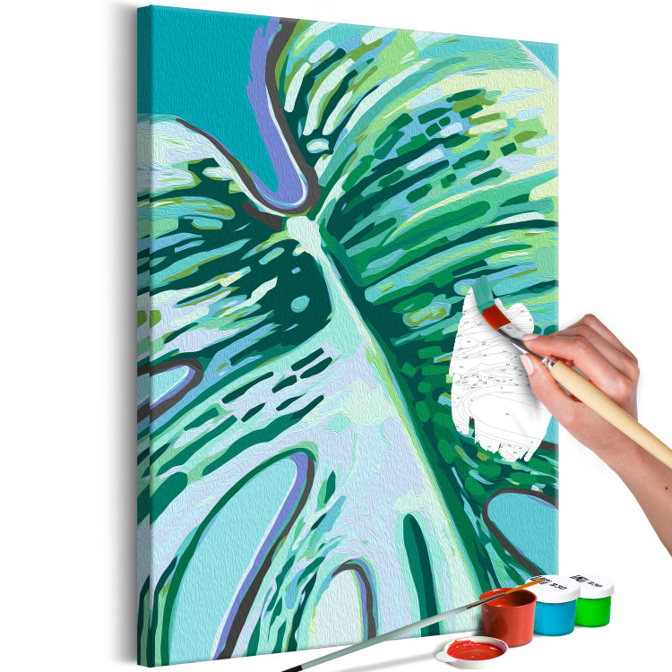Paint by number Ice Monstera 137287 additionalImage 5