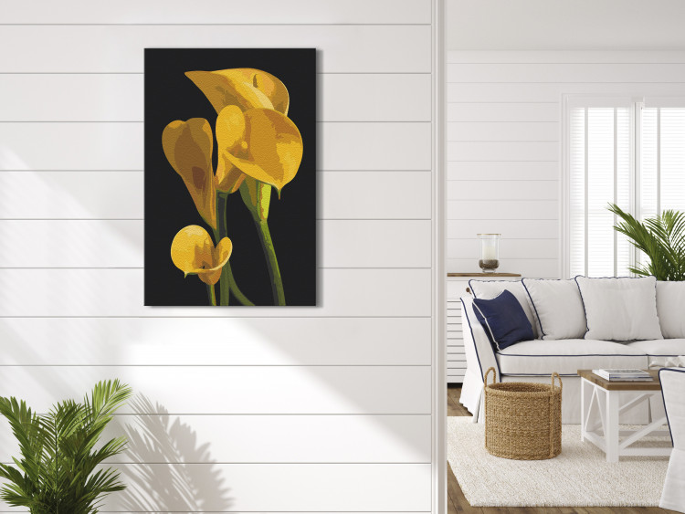 Paint by number Yellow Callas 138487 additionalImage 2