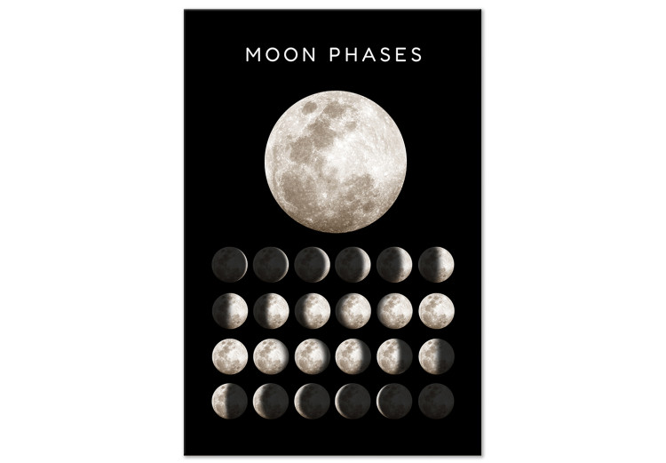 Obraz na płótnie Fazy księżyca (1-częściowy) pionowy