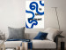 Cartel Fascinating Blue - Abstract Lines Intertwined With the Inscription 149887 additionalThumb 9