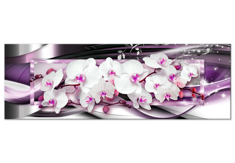 Canvastavla Purple Orchids (1 Part) Narrow 149987