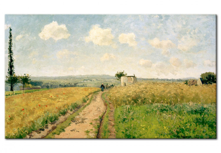 Reproduction sur toile Matin de juin, vue sur les collines de Pontoise (matin Juin près de Pontoise) 50987