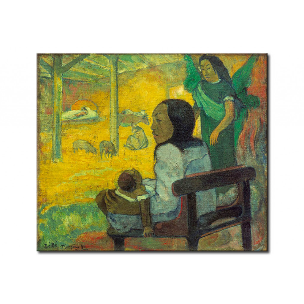 Schilderij  Paul Gauguin: Small Child (Tahitian Christmas)