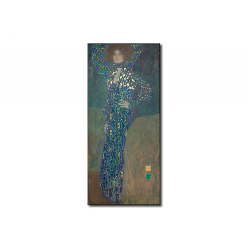 Schilderij  Gustav Klimt: Miss Emilie Floege