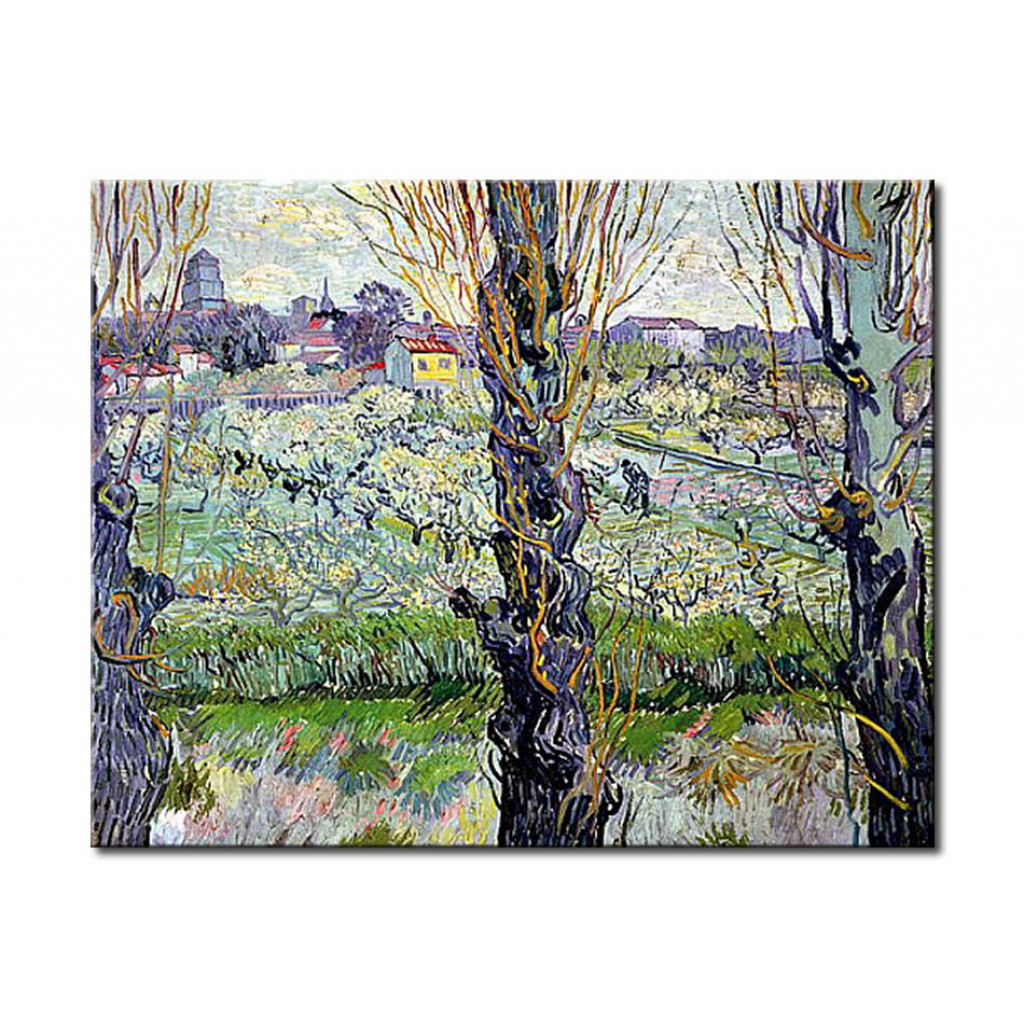 Målning View Of Arles