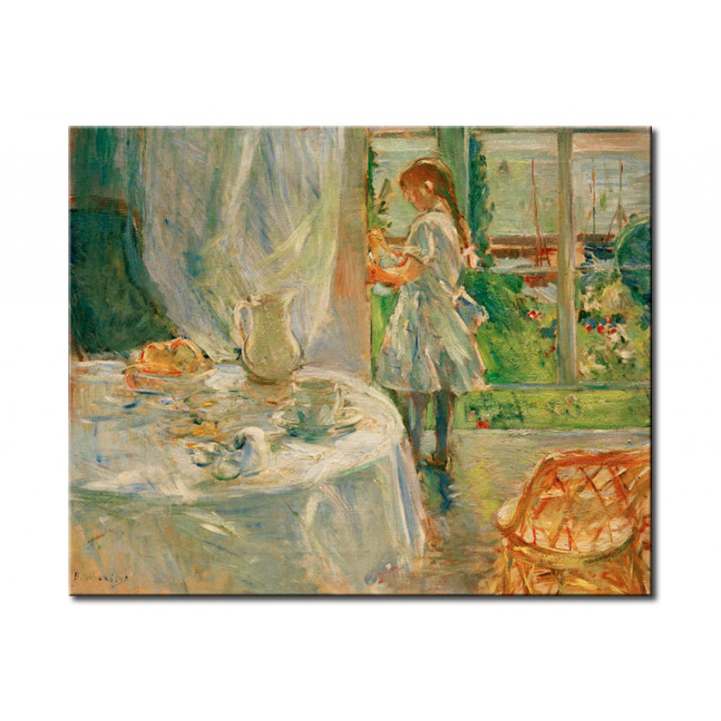 Schilderij  Berthe Morisot: Intérieur De Cottage Ou Intérieur à Jersey