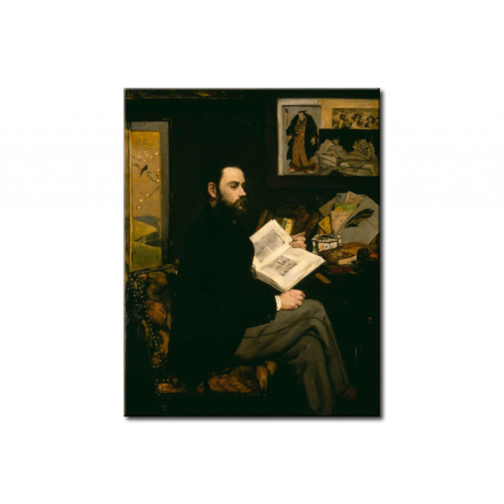 Schilderij  Edouard Manet: Emile Zola