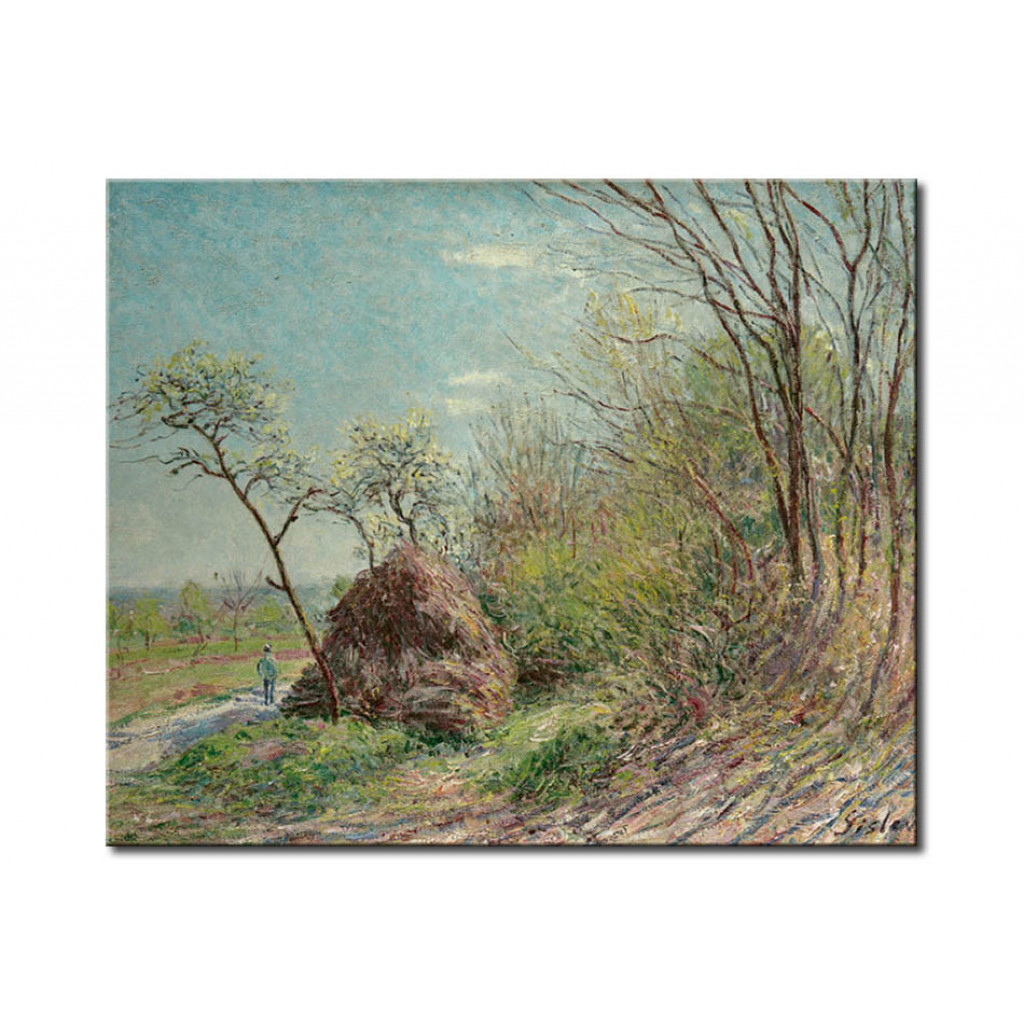 Målning A La Lisière De La Forêt-Les Sablons