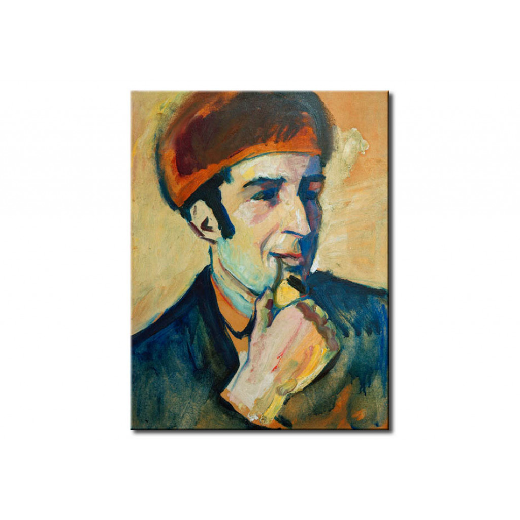 Cópia Impressa Do Quadro Portrait Of Franz Marc