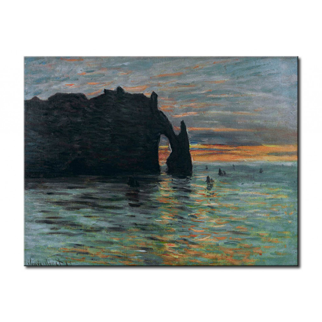 Schilderij  Claude Monet: Coucher De Soleil