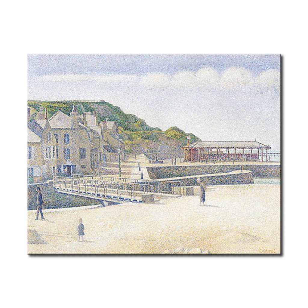 Reprodukcja Obrazu The Harbour And The Quays At Port-en-Bessin